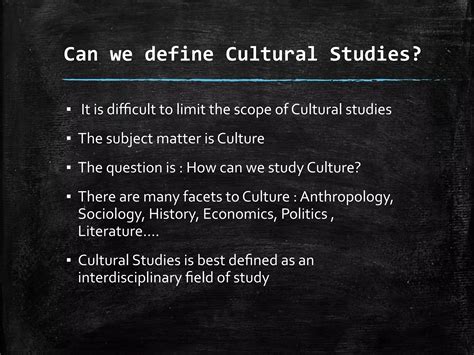 Presentation 1: What is cultural studies? | PDF