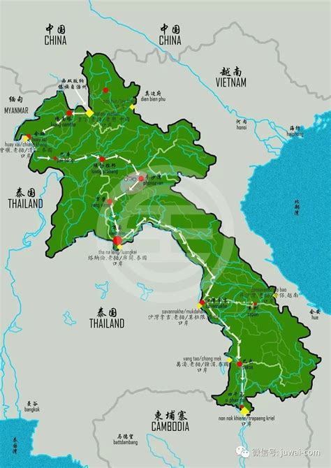 老挝电子地图,泰国老挝地图,老挝地图(第11页)_大山谷图库