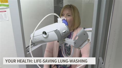 How 'lung washing' saved this woman's life | wqad.com