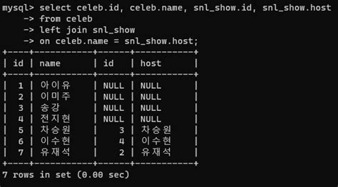 SQL Join Concat 的图像结果
