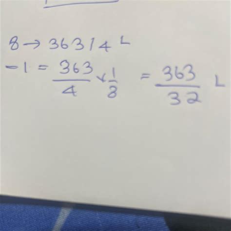 8 buckets can hold 363/4 litre of water.how much water can one bucket ...