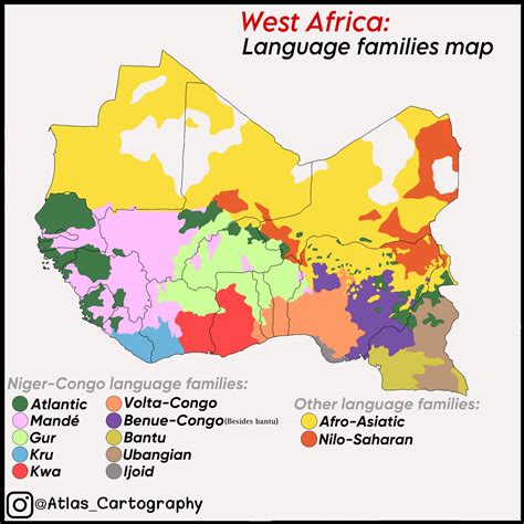 Map of West Africa's linguistic groups. : r/MapPorn