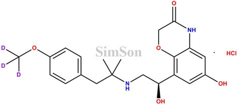 Olodaterol-d3 Hydrochloride | CAS No- NA | Simson Pharma Limited