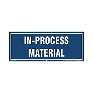 Mr. Safe - In-Process Material Sign Hard Plastic Lamination 15 Inch X 6 ...