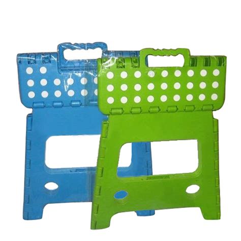 Heart Home 2 Pcs Big Size Foldable Step Stool with Anti Slip Dots and ...