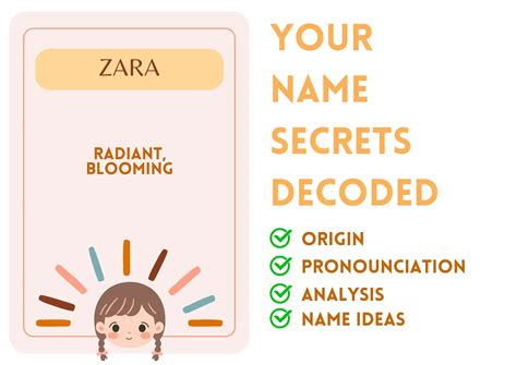 Zara - Islamic Girl Name Meaning and Pronunciation