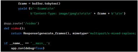 OpenCV Python Stream Video to Application Web 的图像结果