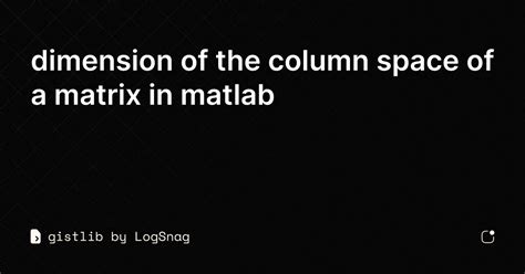 Column Space of Matrix Examples 的图像结果