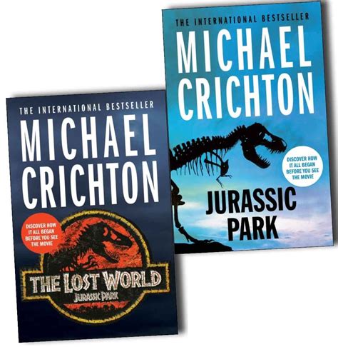 Michael Crichton Jurassic Park 2 Books Collection Pack Set RRP: 15.98 ...
