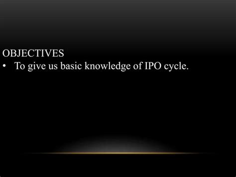 Image result for IPO Cycle Examples