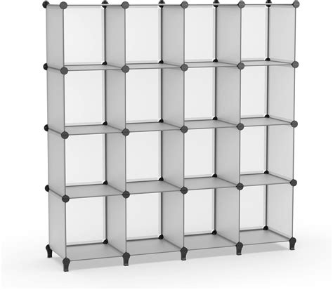 Buy HOMIDEC 16-Cube Storage Shelf, Storage Bookcase Bookshelf with ...