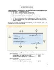 Notes Receivable 的图像结果