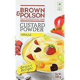 Brown & Polson Vanilla Custard Powder, 100g : Amazon.in: Grocery ...