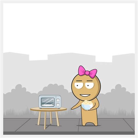 Cozinhar no microondas | Vetor Premium