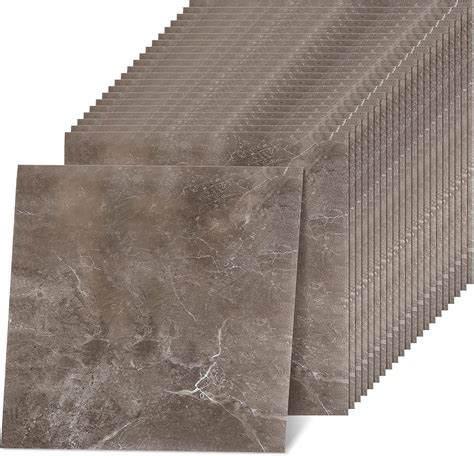 Spiareal 48 Pieces Vinyl Flooring Peel and Stick on Floor Tile 12 x 12 ...