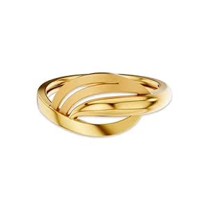 Buy KISNA 9KT Elegant Wrap Yellow Gold Ring For Women | S7 at Amazon.in