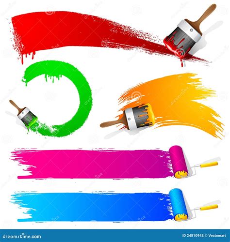 Paint Brush Stroke Stock Photos - Image: 24810943
