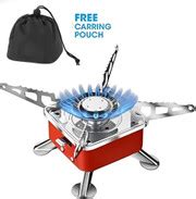 Fabbmate Portable Gas Stove | Folding Cylinder Gas Burner For Outdoor ...