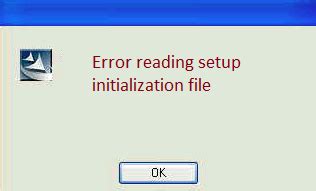 InstallShield Wizard Error Reading Setup Initialization File 的图像结果