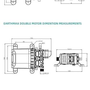 Ravi Sprayer® Earthmax High Pressure Pumps 12v DC Water Pump Diaphragm ...
