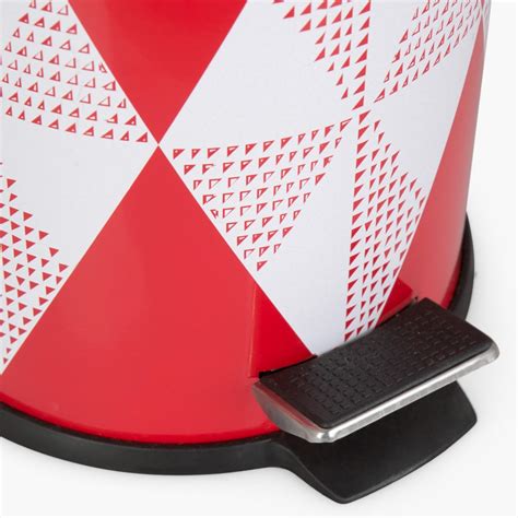 Buy HUDSON Printed Metal Round Dustbin from Home Centre at just INR 999.0