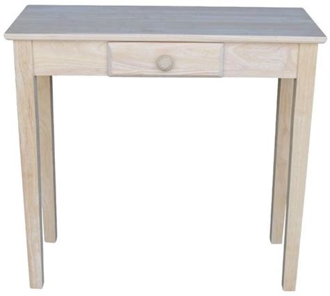 Buy International Concepts Console Table Unfinished Storage Butcher ...