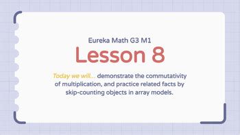 Lesson 1 Module 8 Math 3rd Grade 的图像结果