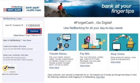 HDFC Netbanking - Login, Registration, Activate, Fund Transfer, Payments