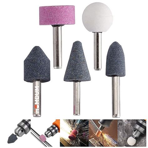 BUY Homdum 5Pcs Shank Abrasive Mounted Stone Grinding Wheel 6mm Set