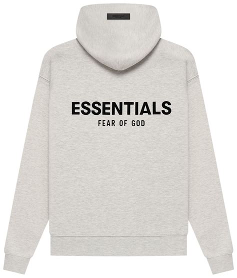 Buy Fear of God Essentials Hoodie 'Light Oatmeal' - 192SU224417F | GOAT