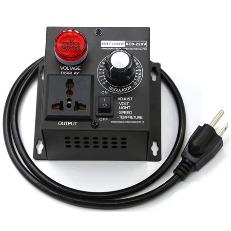 Ac Motor Speed Controller 120v Variable Speed Controller And Fan ...