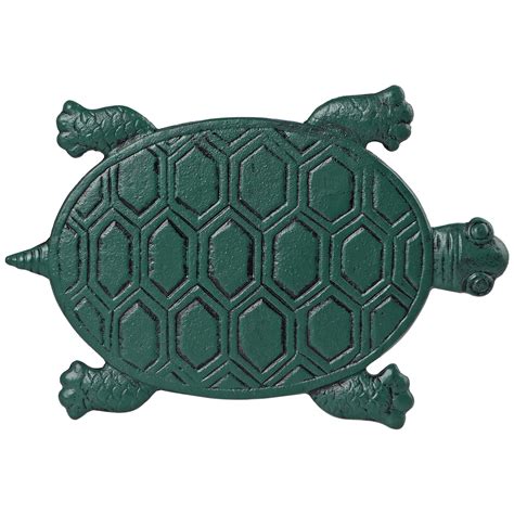 Fardtry Tortoise Stepping Stone, Cast Iron Turtle Paver, India | Ubuy
