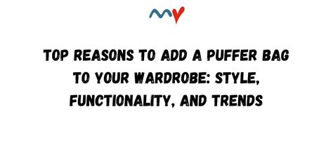 Why You Need a Puffer Bag: Style & Functionality