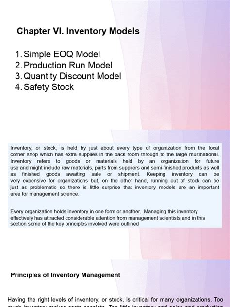 Image result for Inventory Management Models