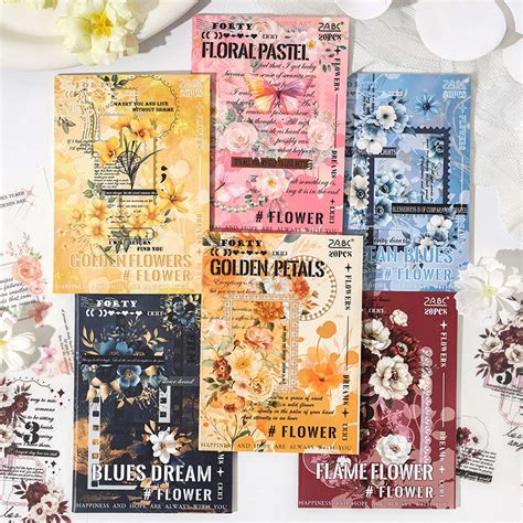 Flower Journaling Sticker Book – diecutsmart