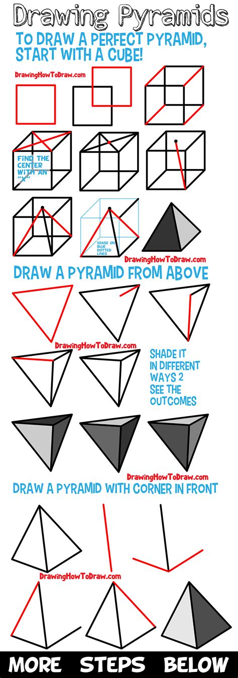 How to Draw a Rectangular Pyramid 的图像结果