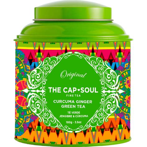 Té verde con jengibre y cúrcuma a granel lata 100 g · THE CAPSOUL ...