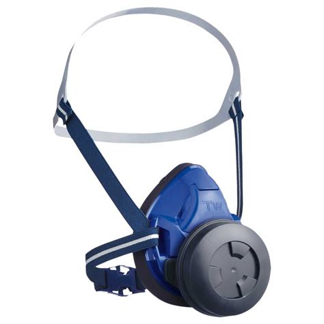 Shigematsu GM76DS Reusable Half Face Gas Respirator, Black, Single ...