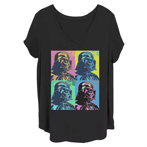 Juniors' Plus Size Star Wars Vader Pop Tee