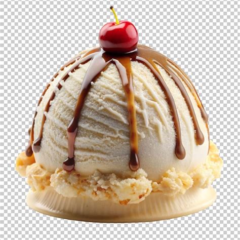 Ice cream transparent background | Premium AI-generated PSD