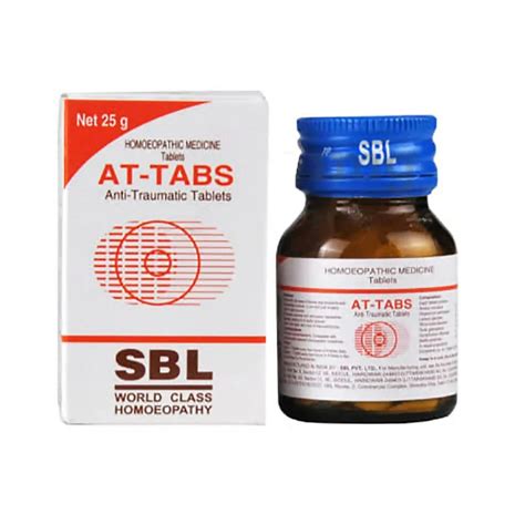 SBL Homeopathy AT-Tabs Ant Traumatic Tablet