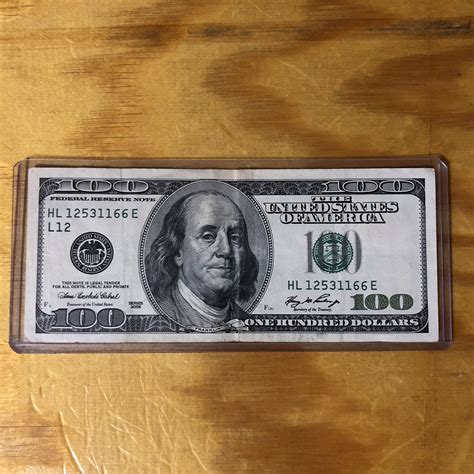 2006 $100 Dollar Note L12 District Bookend Serial # HL 12531166 | eBay