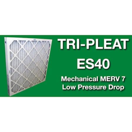 Tri-Dim Pro 20X25X1 Merv 7 High Capacity 3-month pleated air filter ...