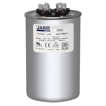 Mars 12823 Dual Motor Run Capacitor 70/5 MFD 440V Round : Amazon.in ...