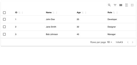 Image result for How to Dynamic Table Create in Materials UI Using React JS