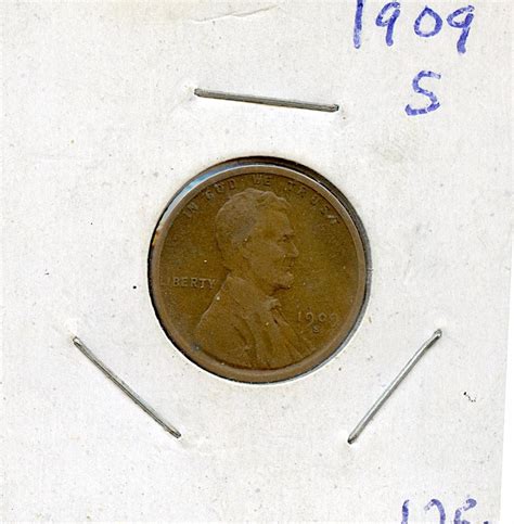 Lot - US Circulated Coin One Cent 1909 S