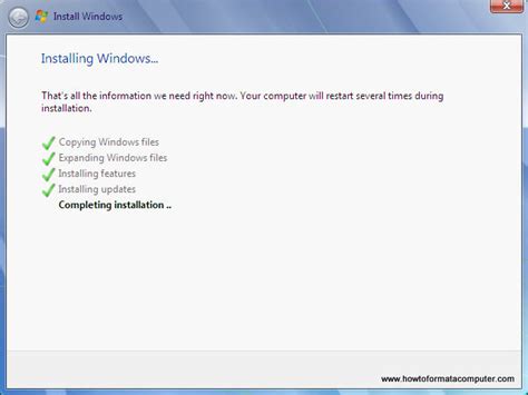 Computer Formatting Windows 7 的图像结果