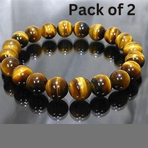Tiger Eye Yellow Crystal Healing Stone Bracelet – KrazzzyBasket