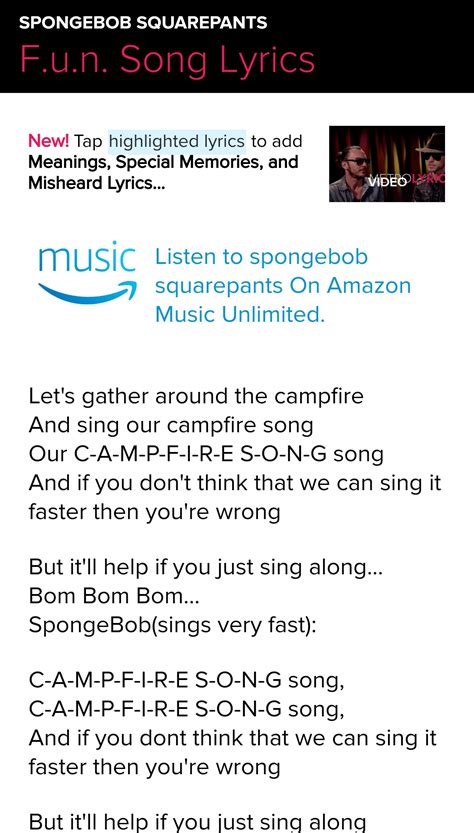 Spongebob Friendship Song Lyrics Spongebob Squarepants In Chinese?