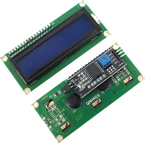 DEVMO I2C LCD 1602 16x2 Serial Interface Adapter Module India | Ubuy